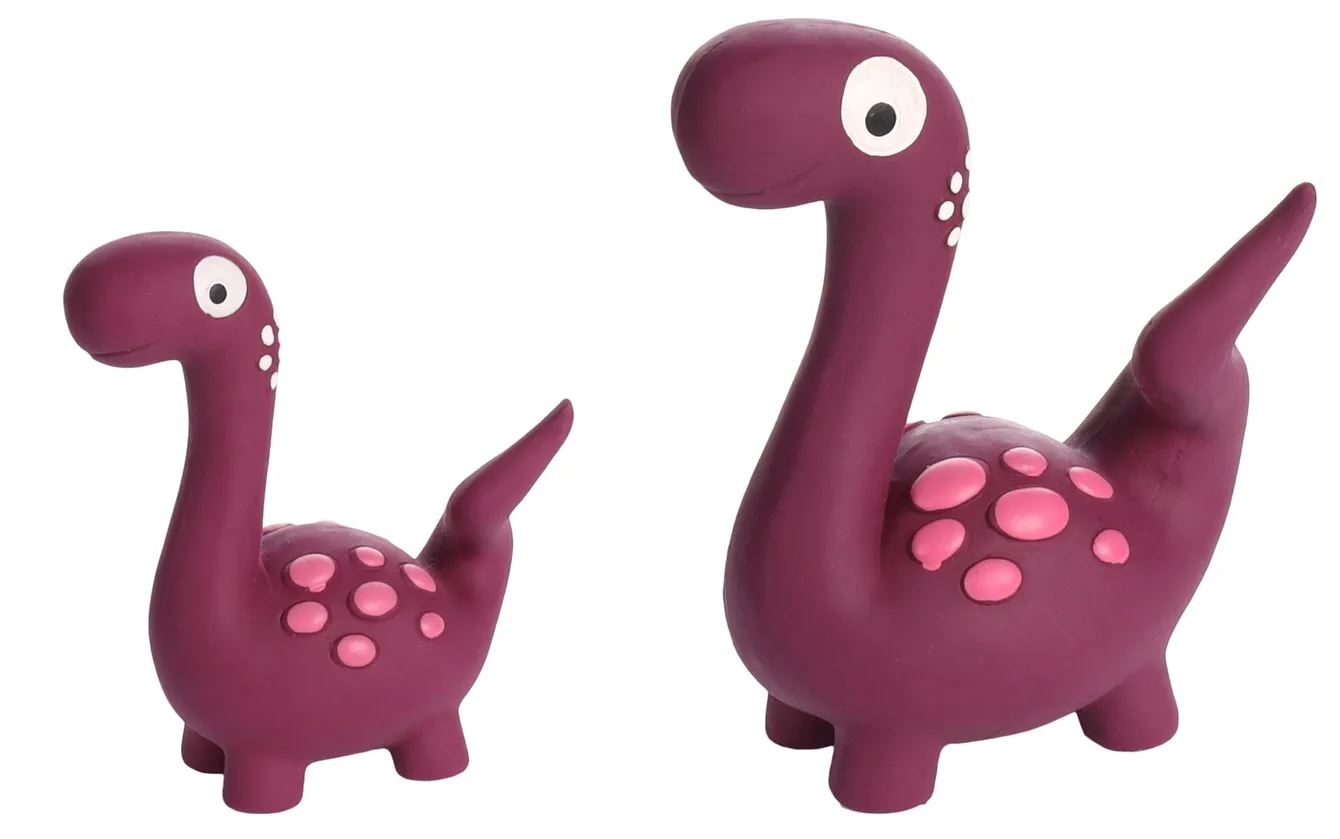 Игрушка для собак динозавр Puga, фиолетовый