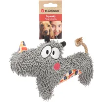 Игрушка для собак Носорог, 22 x 5,5 x 16,5 см, плюш, серый