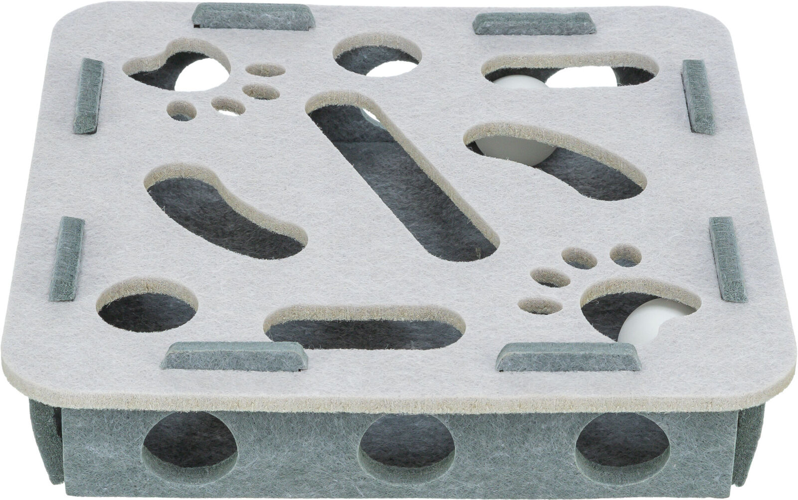 Игрушка для кошек Коробка 30 х 7,5 см, фетр п/э, серый