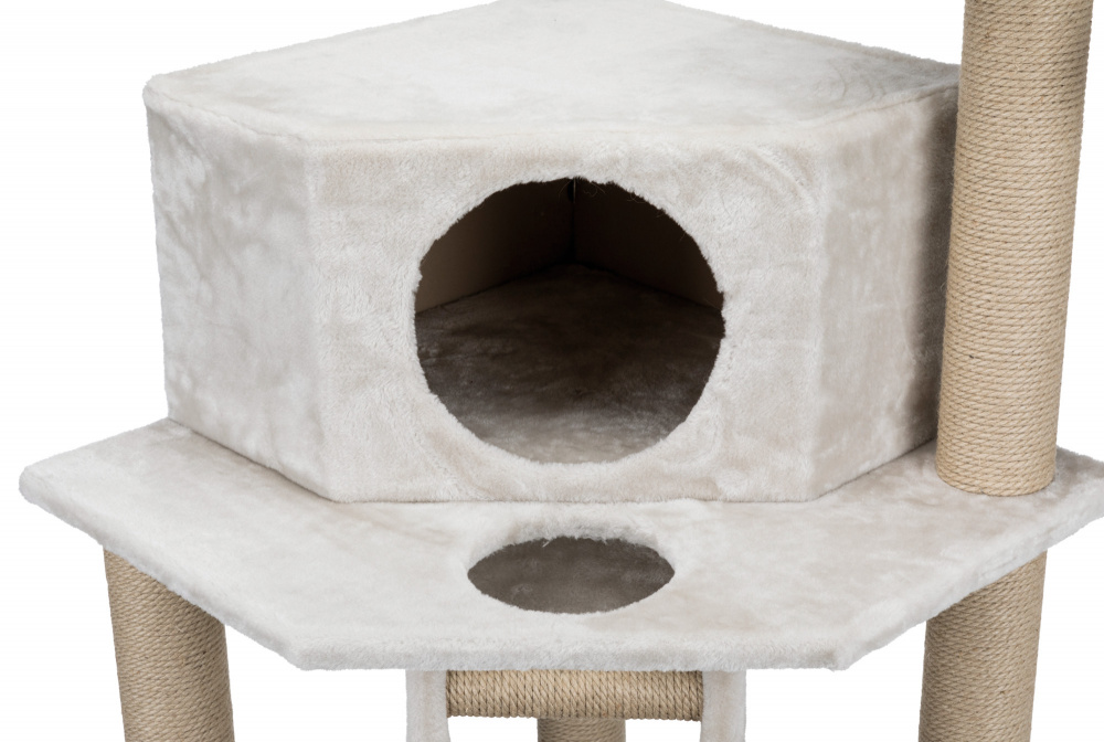 Домик для кошки Marlena, 151 см,светло-серый