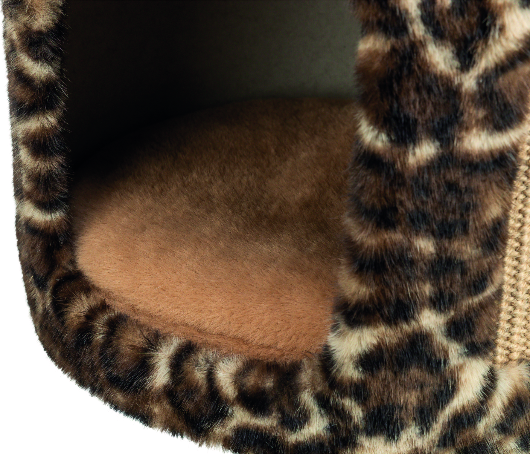 Домик-когтеточка Leo, круглый