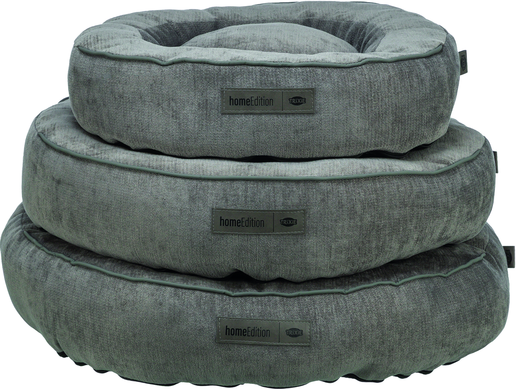 Лежак Lennox vital круглый, серый