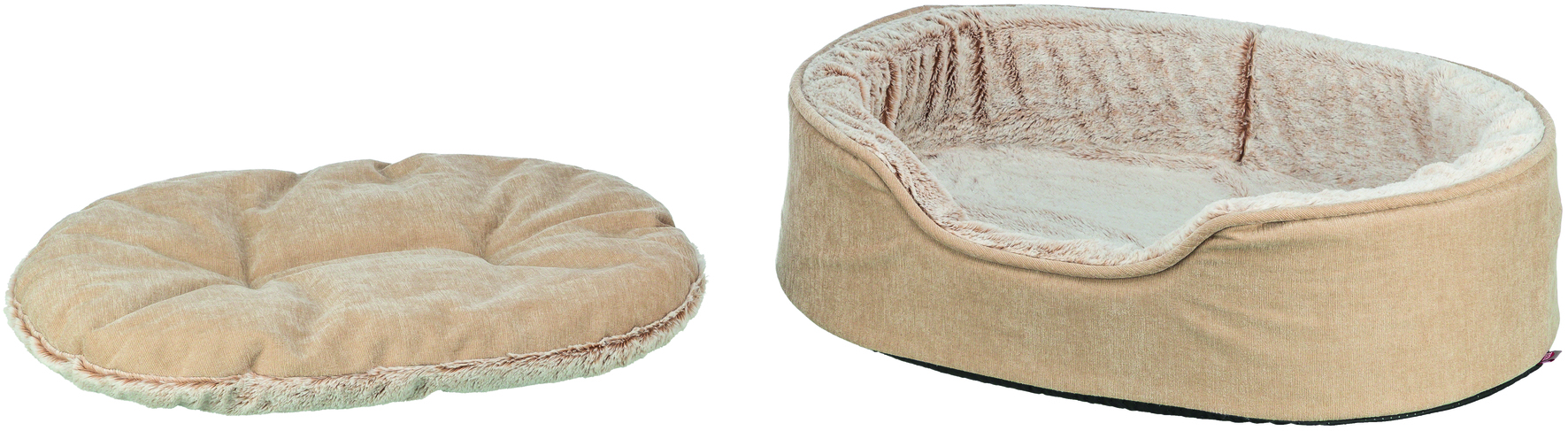 Лежак Vital Lino Soft, бежевый/кремовый