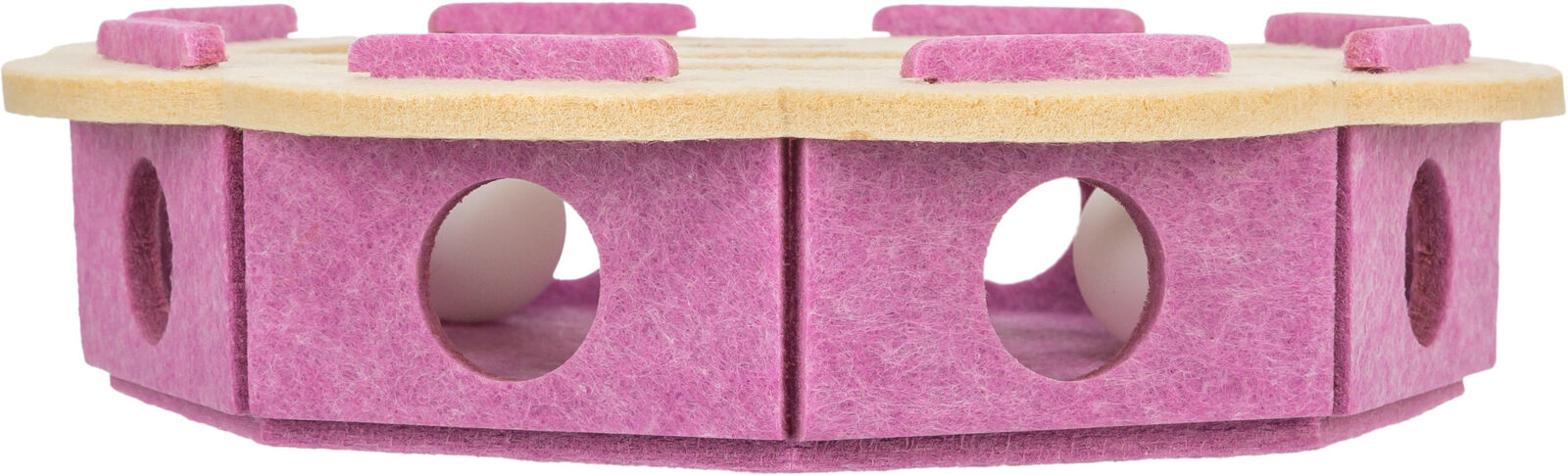 Игрушка для кошек Цветок ф 30 х 7,5 см, фетр п/э, ягодный