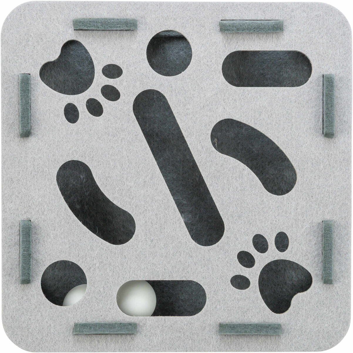 Игрушка для кошек Коробка 30 х 7,5 см, фетр п/э, серый