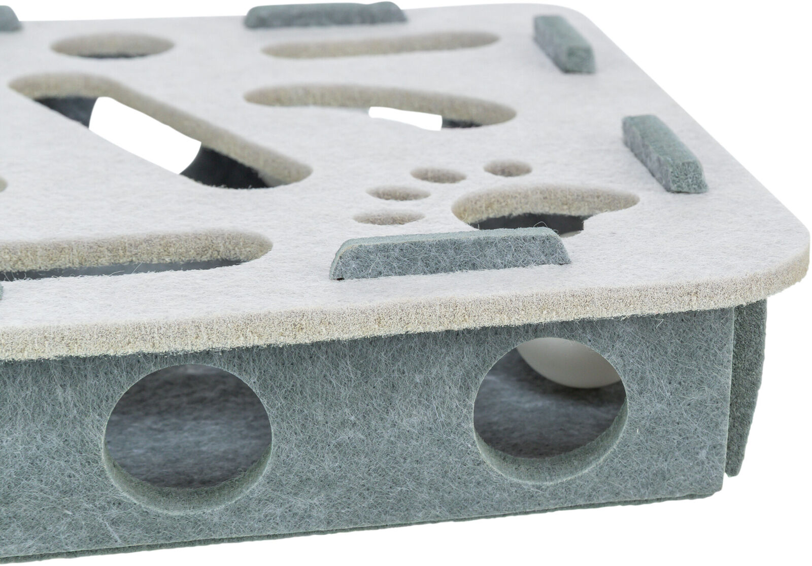 Игрушка для кошек Коробка 30 х 7,5 см, фетр п/э, серый