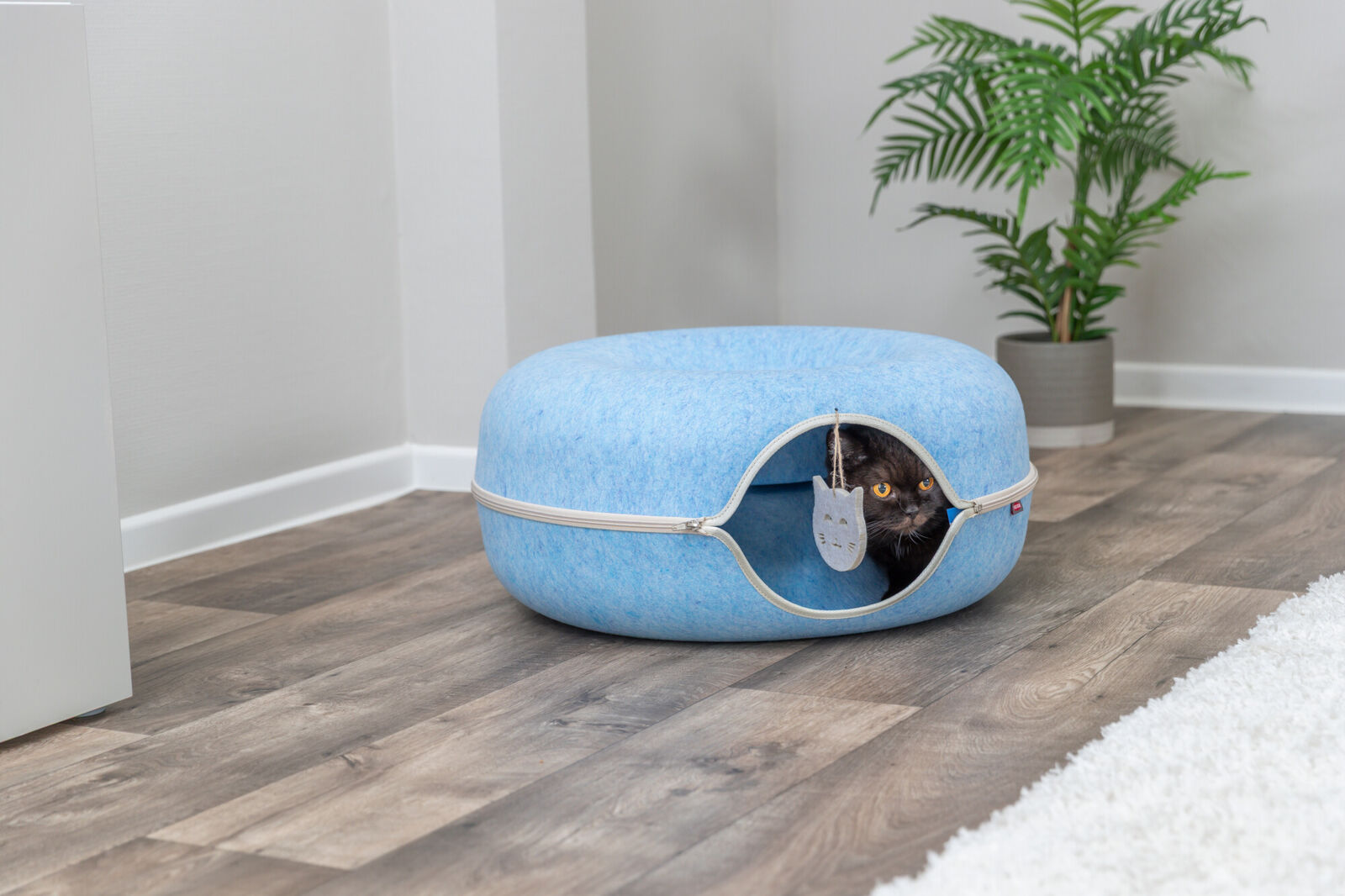 Лежак для кошки Пончик, фетр